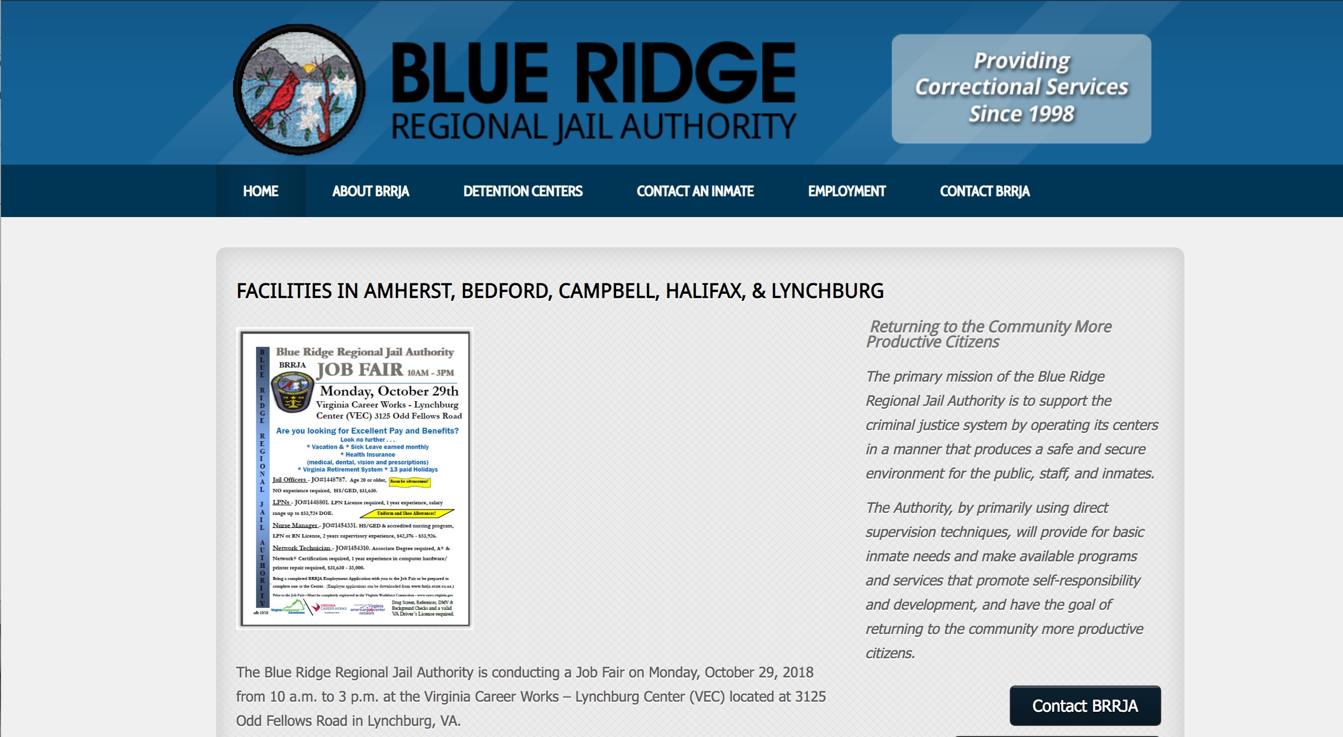 Blue Ridge Regional Jail Authority