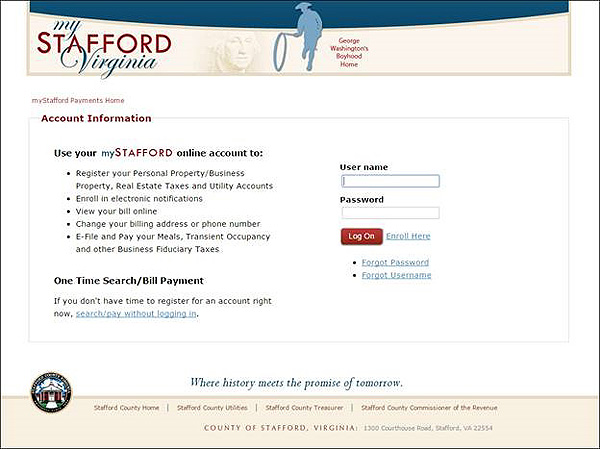 myStafford Citizen Portal